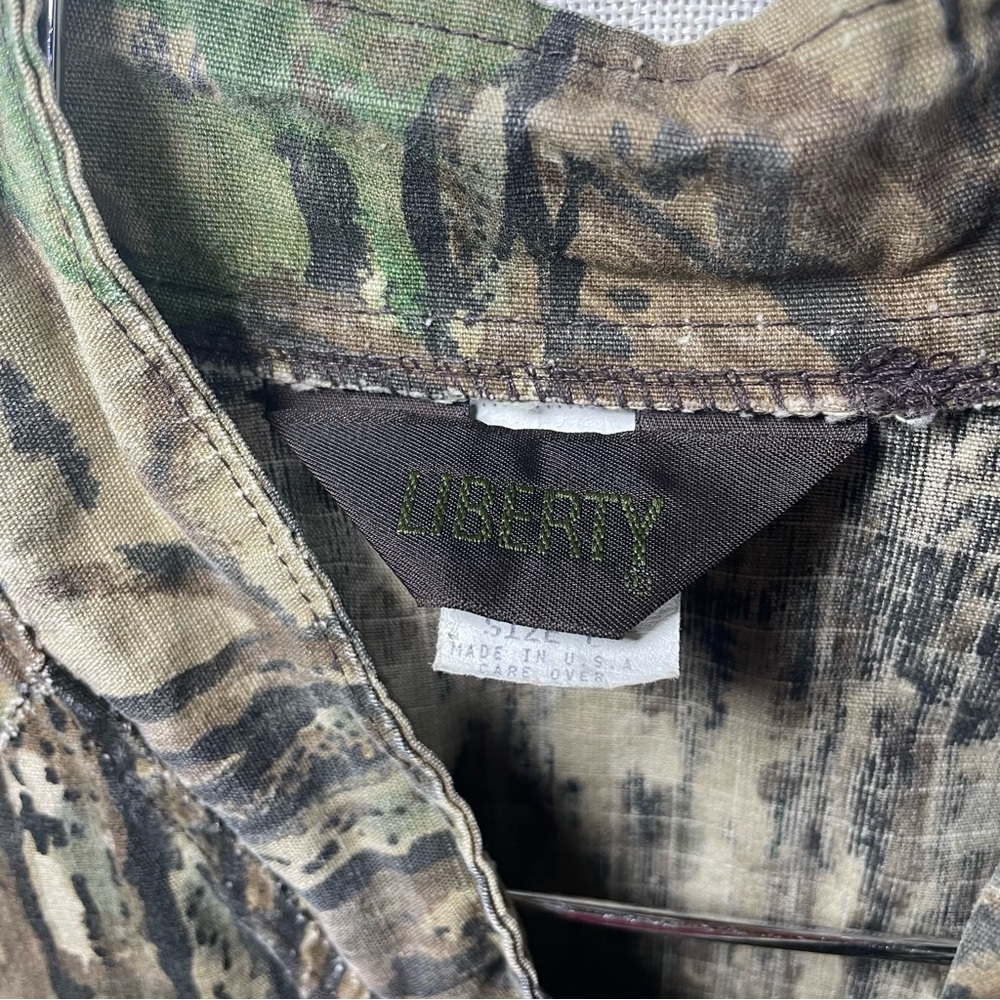 VTG 80s/90s Realtree Camouflage Bomber Snap Jacket by Liberty Made in USA - Picture 4 of 14